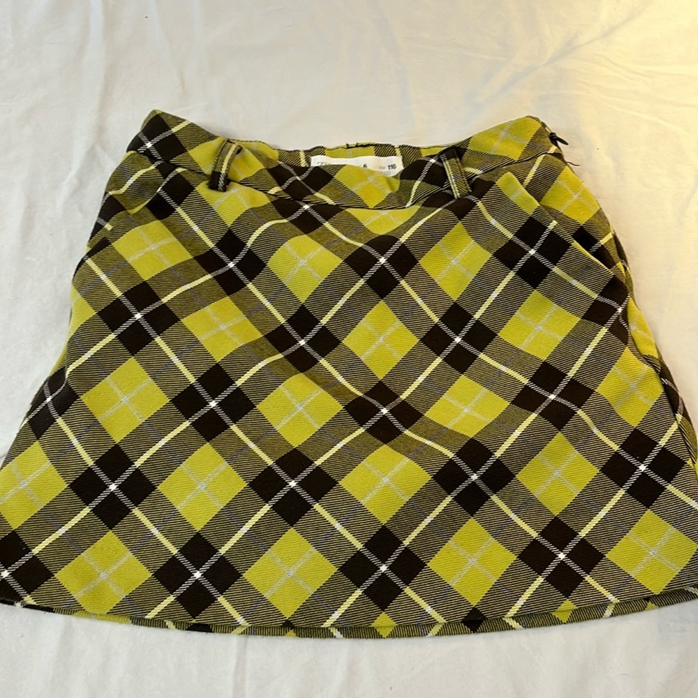 Zara plaid skirt, size 6